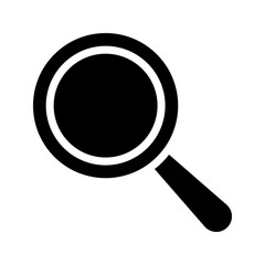 magnifying glass icon. search sign. vector illustration