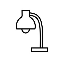 Lampka  na biurko - ikona wektorowa