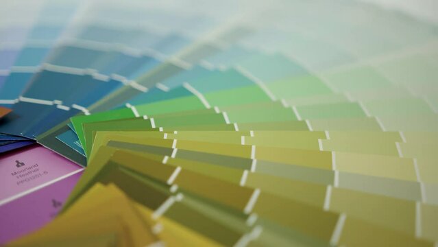 Rotating Color Swatches Fandeck Series 4K