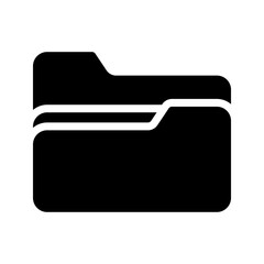 Folder icon. storage sign. vector illustration