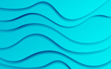 Abstract blue background. Blue gradient background. Abstract Waving. Vector illustration.