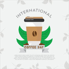 coffee cup and beans