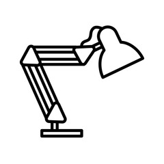 Lampka na biurko - ikona wektorowa