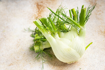 fennel fresh root vegetable healthy meal food snack diet on the table copy space food background 