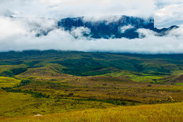 Expedition to Mount Roraima, approaching the mountain, Venezuela