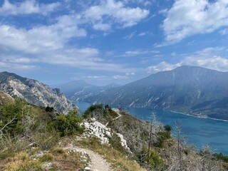 Naklejka na ściany i meble Monte Bestone, Lake Garda, Italy