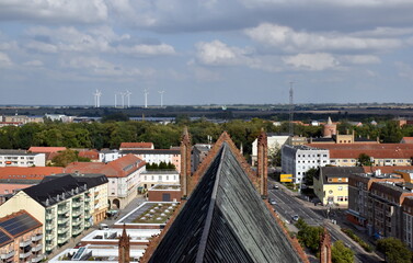 Blick auf Prenzlau in Brandenburg