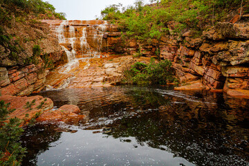 Riachinho Waterfall, Vila do Capao (Caeté-Açu), Chapada Diamantina, Bahia, Brazil