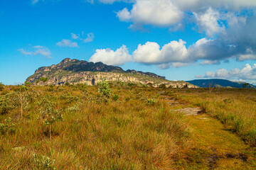 Fototapeta premium Landscapes of Chapada Diamantina, Vale do Pati Trekking, Brazil