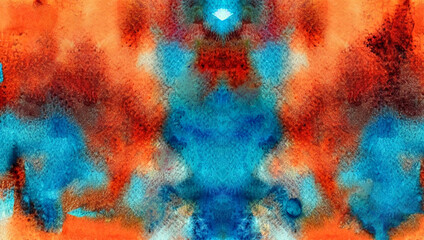 Abstract grunge texture with blue orange colors for background, banner