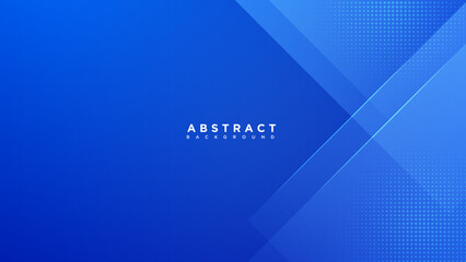 Minimal blue geometric layer background with line. Modern template design for covers, brochures, web and banner.	