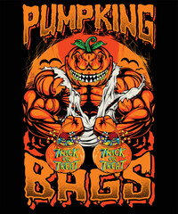 Halloween Pumpkin Ghost Spooky 2022 graphic vector silhouette T-shirt design