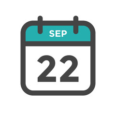 September 22 Calendar Day or Calender Date for Deadlines or Appointment