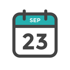 September 23 Calendar Day or Calender Date for Deadlines or Appointment