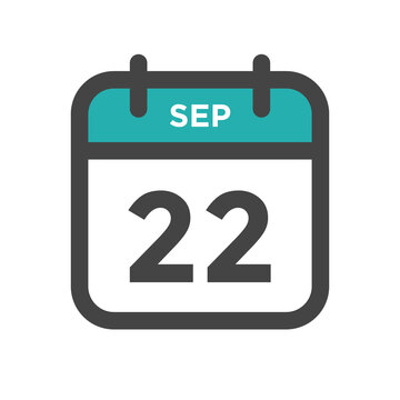 September 22 Calendar Day or Calender Date for Deadlines or Appointment
