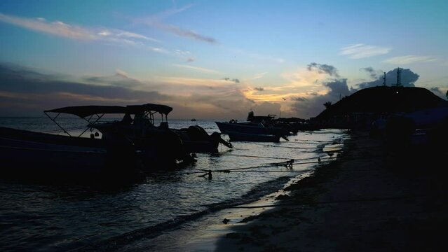 Beautiful and colorful Timelapse at los Roques National Park, Venezuela