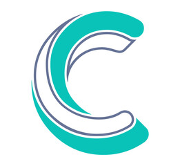 Letters C 3d Alphabet On Transparent Background