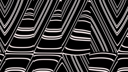 Abstract background with black and white stripes .