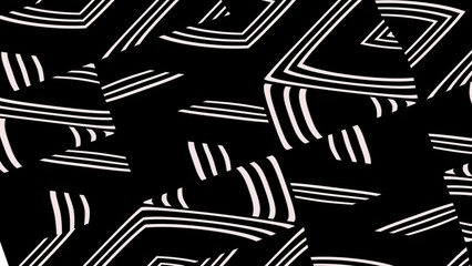 Abstract background with black and white stripes .