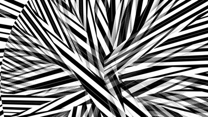 Abstract background with black and white stripes .