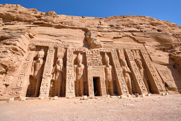 view of abu simbel, egypt