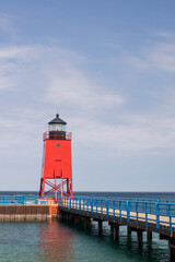 Charlevoix South Pierhead Light, Michigan