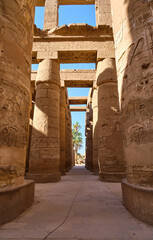 view of temple of karnak, in luxor