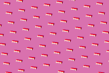 jelly teeth pattern halloween threat purple background