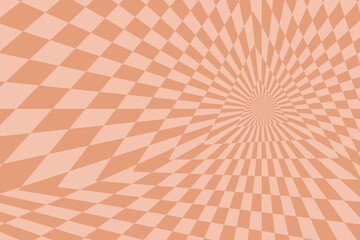 Vector abstract background. Simple illustration with optical illusion, op art.