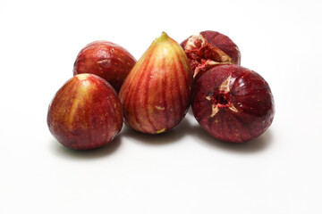 白背景のイチジク