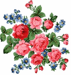 Sierkussen bouquet of roses © DESIGNER