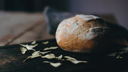 Hogaza de pan Artesanal