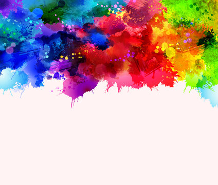 abstract watercolor background © DESIGNER