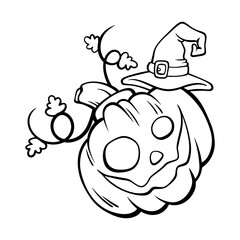 happy halloween It's a vector drawing.