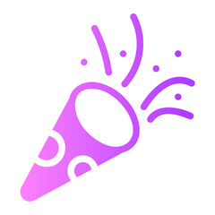 confetti gradient icon