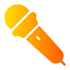 karaoke gradient icon