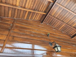 Obraz premium parede de madeira