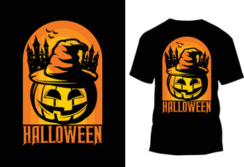 Halloween retro vintage t shirt design