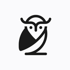 Owl logo design concept