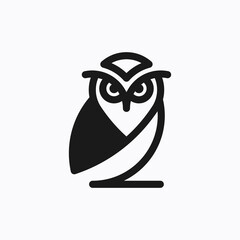 Owl logo design concept
