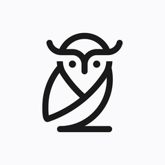 Owl logo design concept