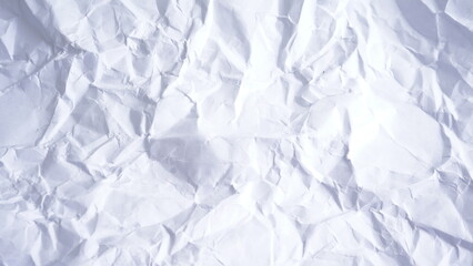 Obraz premium White Texture Background. Crumpled paper.