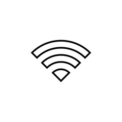 Wifi icon for web and mobile app. signal sign and symbol. Wireless  icon