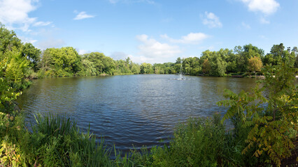 Mill pond park in Richmond Hill, Ontario, Canada