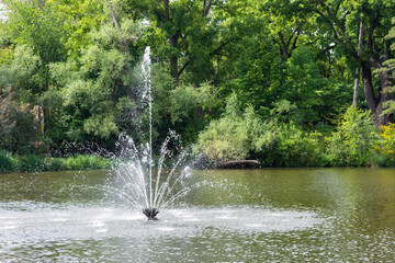 Mill pond park in Richmond Hill, Ontario, Canada