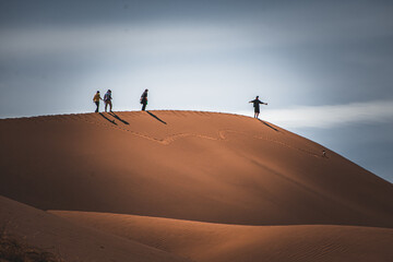 Fototapeta na wymiar Adventure on the Dunes