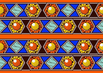 africa seamless pattern, textile art, tribal abstract hand-draw, circle and line geometrics image and background, fashion artwork for Fabric print, clothes, scarf, shawl, carpet, bag