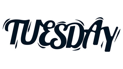Fototapeta premium tuesday vector template