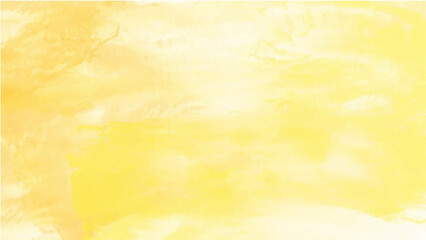 Yellow watercolor background for your design, watercolor background concept, vector.