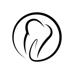 A simple dental tooth	